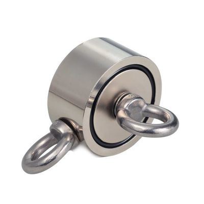 300KG de fuerza de tracción de la forma de la taza doble cara de la pesca del magnetista para la recuperación confiable