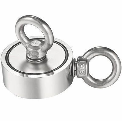 300KG de fuerza de tracción de la forma de la taza doble cara de la pesca del magnetista para la recuperación confiable