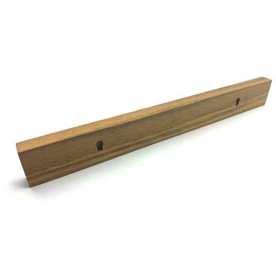 Bloque de cuchillo magnético de madera de acacia sostenible de 16 pulgadas con imán de neodimio