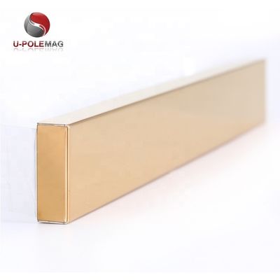 Espacio exterior de liberación de espacio de color dorado Titanio Magnético Bar de cuchillo 400x45x15mm Tamaño