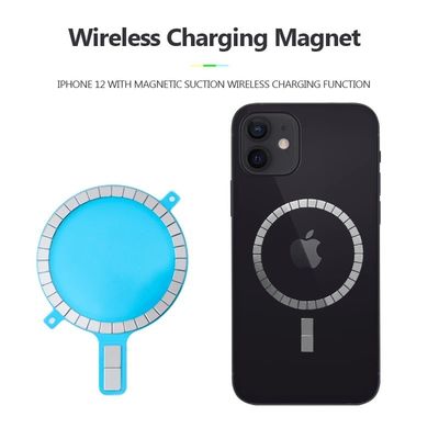 Impresora de carga inalámbrica de neodimio compuesto Adaptador de conexión de anillo magnético para caja MagSafe