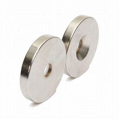 Imán de neodimio N35 con recubrimiento de Ni-Cu-Ni para auriculares y altavoces en forma de anillo