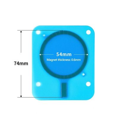 Impresora de carga inalámbrica de neodimio compuesto Adaptador de conexión de anillo magnético para caja MagSafe