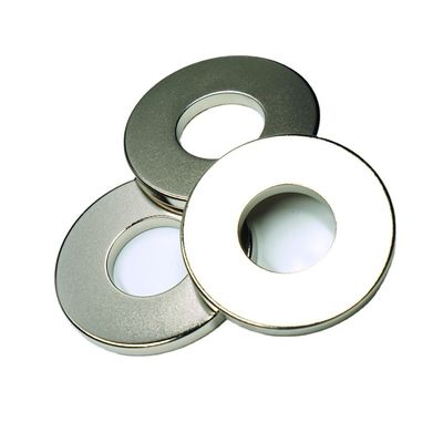 N52 Magneto de anillo de neodimio fuerte con opciones de recubrimiento personalizadas de Golden