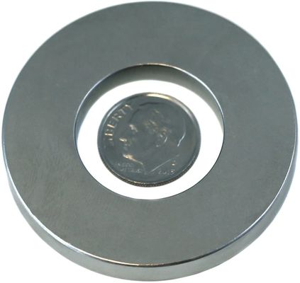 N52 Magneto de anillo de neodimio fuerte con opciones de recubrimiento personalizadas de Golden