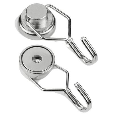 Magneto industrial Magneto de neodimio Super fuerte gancho de soporte ganchos magnéticos y duraderos