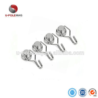 Magneto industrial Magneto de neodimio Super fuerte gancho de soporte ganchos magnéticos y duraderos