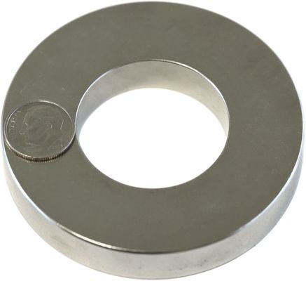 N52 Magneto de anillo de neodimio fuerte con opciones de recubrimiento personalizadas de Golden