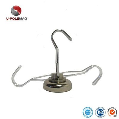 Magneto industrial Magneto de neodimio Super fuerte gancho de soporte ganchos magnéticos y duraderos