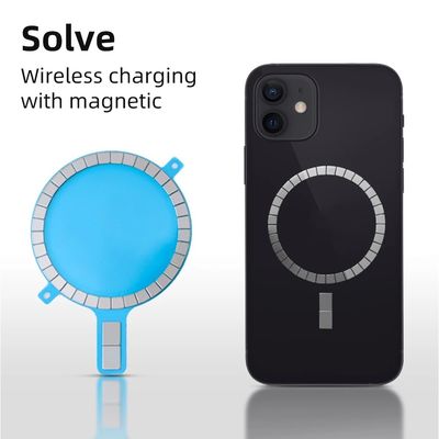 Grado N35-N52 Adaptador Snap de anillo magnético para carcasa de teléfono Carga inalámbrica con imán fuerte