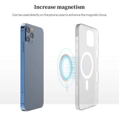 Grado N35-N52 Adaptador Snap de anillo magnético para carcasa de teléfono Carga inalámbrica con imán fuerte