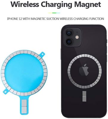 Magnético industrial Magsafe pegatina de anillo magnético para la carga inalámbrica de teléfonos móviles fuertes