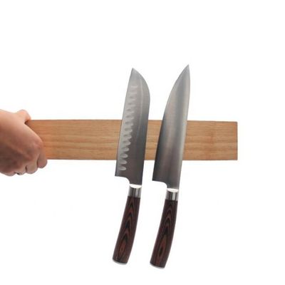 Repuesto de banda magnética de madera Portacuchillo magnético Succión magnética Hang Lever Accesorio de cocina