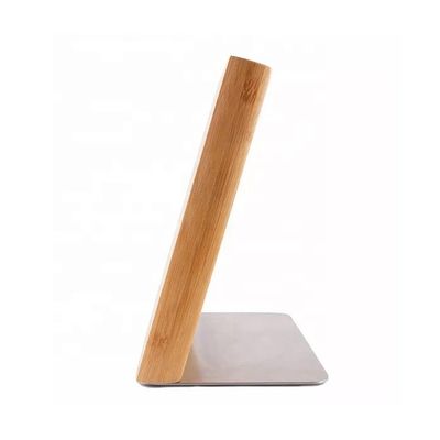 Aceptado OEM ODM Bamboo Magnético Stand Bloque de cuchillo magnético para utensilios de cocina Más