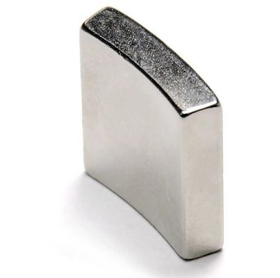Materiales principales NdFeB Imán súper fuerte Imán de segmento de arco de neodimio para motor BLDC