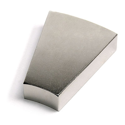Magnético de neodimio de segmento para piezas de motor de corriente continua hechas a medida Magnético de moto permanente de arco 45SH