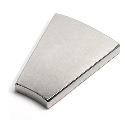 Magnético de neodimio de segmento para piezas de motor de corriente continua hechas a medida Magnético de moto permanente de arco 45SH