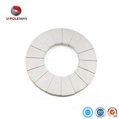 Magnético de neodimio de segmento para piezas de motor de corriente continua hechas a medida Magnético de moto permanente de arco 45SH