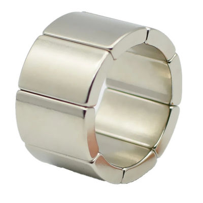 Materiales principales Neodimio NdFeB Arco de estator rotor Imán de motor permanente para la industria