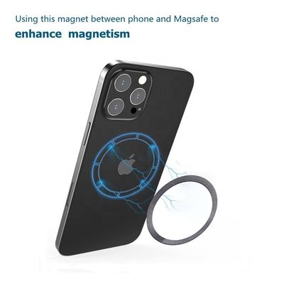 Adhesivo magnético de neodimio suave y flexible para iPhone MagSafe tapa de almohadilla de carga inalámbrica