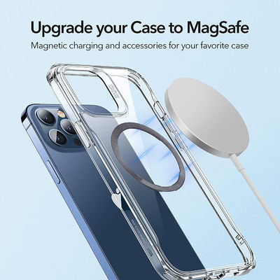 Adhesivo magnético de neodimio suave y flexible para iPhone MagSafe tapa de almohadilla de carga inalámbrica