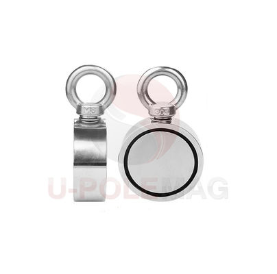 2.75&quot; Magneto de pesca de neodimio de tierras raras con 1000 libras de resistencia y cuerdas proporcionadas