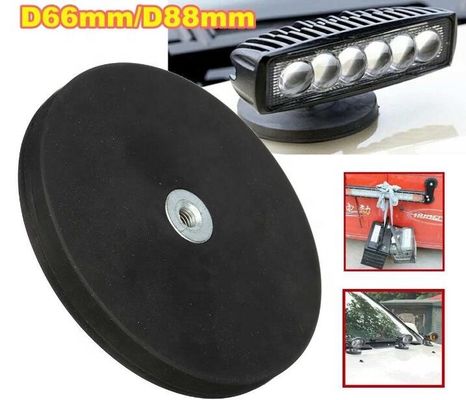 Magnetos para macetas con recubrimiento de caucho de tamaño M6 M8 para aplicaciones de trabajo pesado