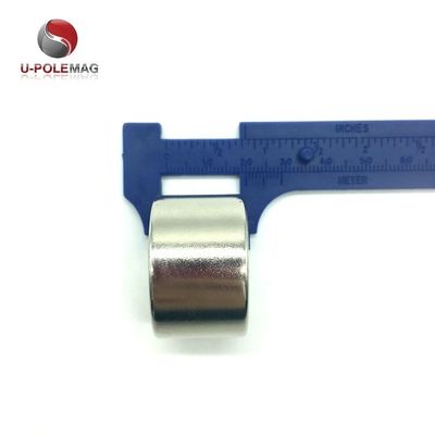 Magnético de anillo de magnetización radial de neodimio N38H personalizado OD32xID25x20mm para sensores