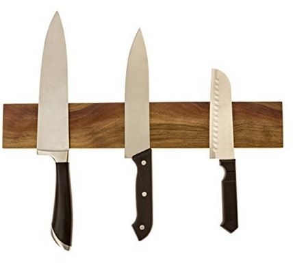 Herramienta de cocina práctica portacuchillo magnético de nuez con funcionalidad multipropósito