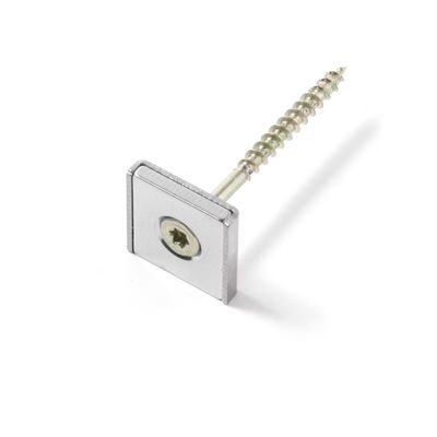 NdFeb Bloque de Magnetos de Acero de Canal POT con 1 agujero contra-envuelto para el procesamiento de la industria