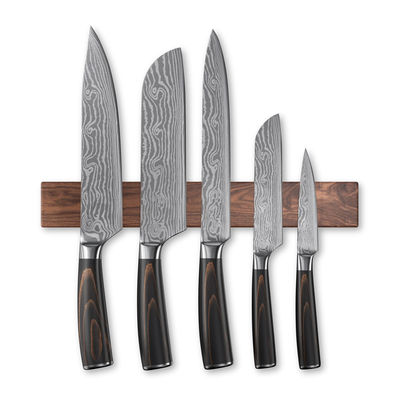 Cuchillo de grano de nuez de 16 pulgadas banda magnética opcional tamaño 14 pulgadas barra para la escuela de cocina