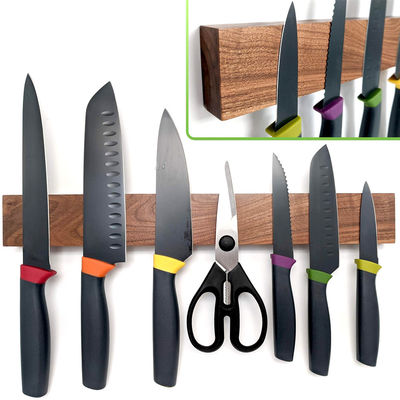 Cuchillo de grano de nuez de 16 pulgadas banda magnética opcional tamaño 14 pulgadas barra para la escuela de cocina