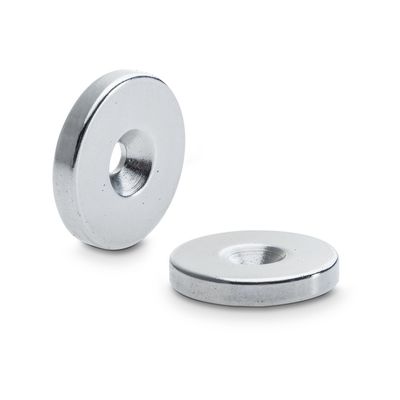 N52 Imán de neodimio con forma de imán industrial en forma de olla / taza y agujero contrafundido