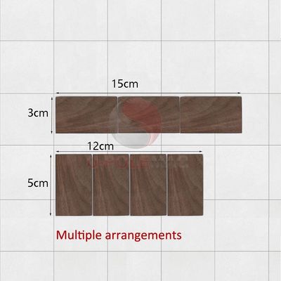Sostenibilidad de la madera de cuchillo magnético soporte para la pared de neodimio fuerte de los imanes banda adhesiva