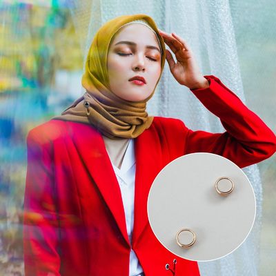 12mm aleación NdFeB imán sin desgarro Multi-hijab imán para bufanda musulmana en más de 40 colores
