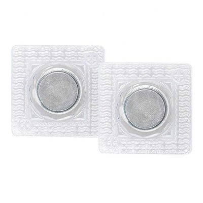 Zinc PVC revestimiento de acero oculto invisible coser botón magnético para la ropa