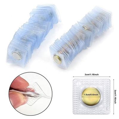 Zinc PVC revestimiento de acero oculto invisible coser botón magnético para la ropa