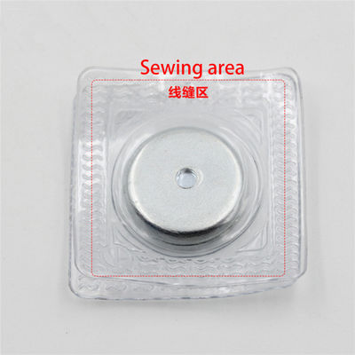 Muestra de PVC recubierto de costura impermeable en monopolo neodimio imán para impermeable D25x3mm