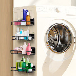 Organizador de almacenamiento de refrigerador magnético de doble nivel personalizado para cocina y refrigerador
