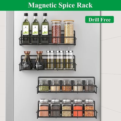 Super ahorro de espacio de especias magnética para el refrigerador fuerte material de metal de imán