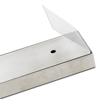 Home Cuchillo de cocina portador con superficie magnética potente y revestimiento de acero inoxidable