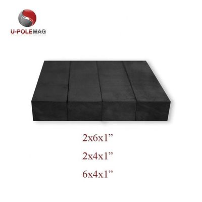 ISO9001 2000 Certificado C8 6x4x1" Magnete cerámico de bloque de ferrita para bombas de agua Durable