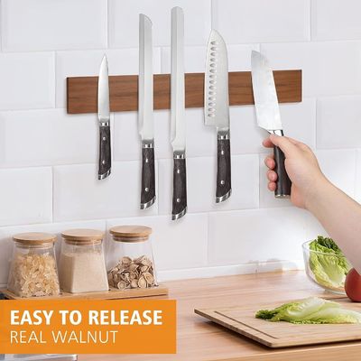 16 pulgadas de madera profesional de cuchillo magnético de tira de ahorro de espacio de cuchillo con el poder ideal para bloques bolsas de rollo