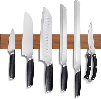 16 pulgadas de madera profesional de cuchillo magnético de tira de ahorro de espacio de cuchillo con el poder ideal para bloques bolsas de rollo