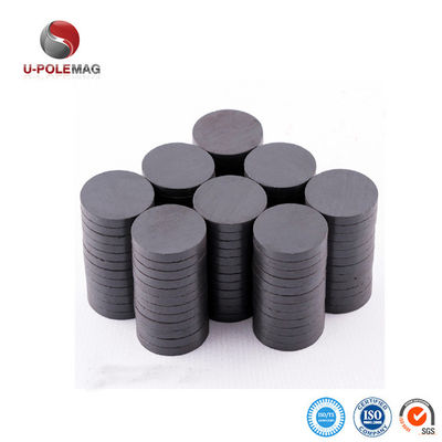 Magnetos industriales cerámicos redondos C8 Magnetos de disco de ferrita para artesanía y refrigeradores