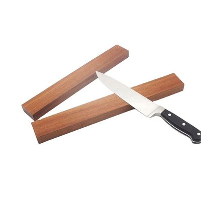 Cuchillo de madera de roble soporte magnético montaje de pared accesorio de cocina de ahorro de espacio 680-995g