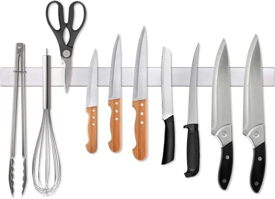 Home Cuchillo de cocina portador con logotipo personalizado aceptable de acero inoxidable magnético