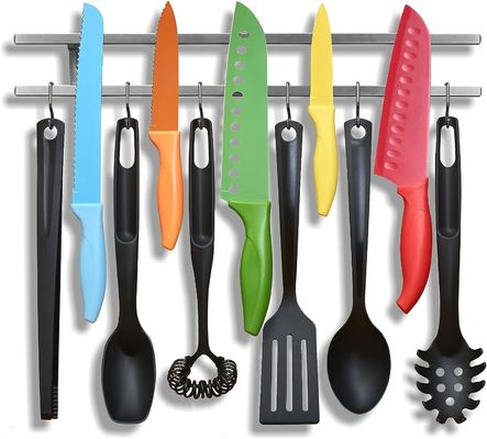 Cuchillería Moderna Tubo de Bloqueo de Acero Inoxidable Cuchillo Magnético Con Gancho