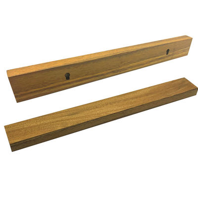 Estante de cuchillo magnético de madera de acacia para el almacenamiento de cuchillos de cocina con estilo y práctica