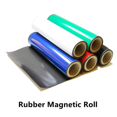 Tela magnética de caucho flexible de grado directo personalizada con recubrimiento adhesivo 3M